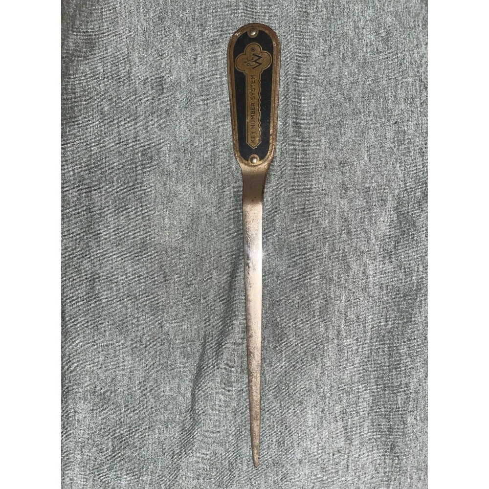 Vintage Rare West Publishing Company Key Number System Letter Opener Minnesota